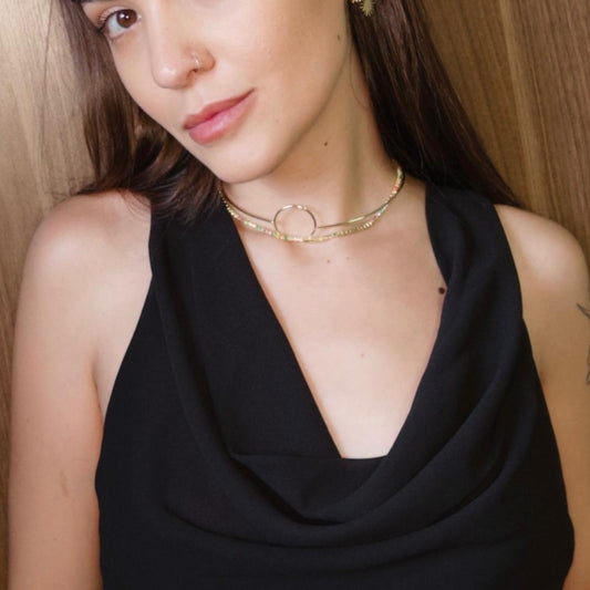 Choker Orion Dourada