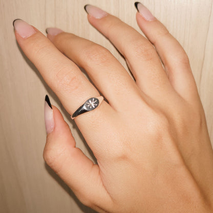 Anel Raio de Sol Prata