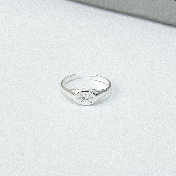 Anel Raio de Sol Prata