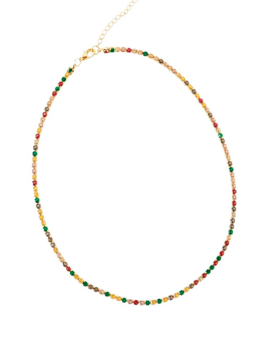 Choker Colors Cravejado Dourado